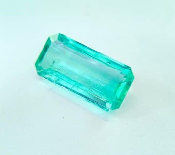 1 pcs Groen Smaragd - 11.02 ct - Gemological Institute of