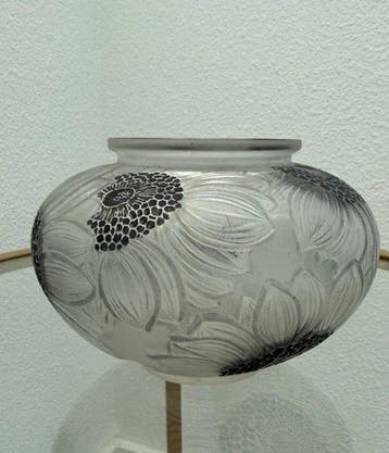 Lalique - René Lalique - Vase - Dahlias - Cristal - DAHLIAS