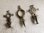 Métal - Amulette - (x3) Touareg Niger, Antiek en Kunst