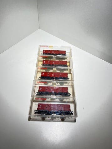 Fleischmann H0 - 5502 maal 5 - Modeltrein goederenwagonset, Nieuw