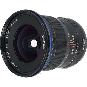 Laowa 15mm F/2.0 ZERO-D Sony FE | Occasion (TVA inclusive), Ophalen of Verzenden, Nieuw