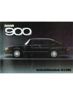 1986 SAAB 900 INSTRUCTIEBOEKJE ZWEEDS