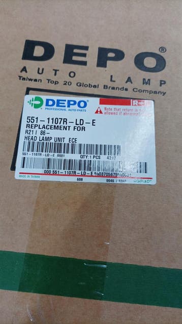 Koplamp Renault 21 H4 | Tweede kansje | OP = OP, Verzenden