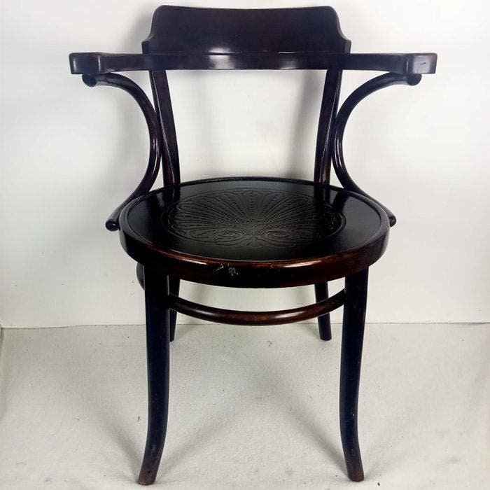 Cosmos, Thonet - Michael Thonet - Fauteuil - Beuken -, Antiquités & Art, Art | Objets design