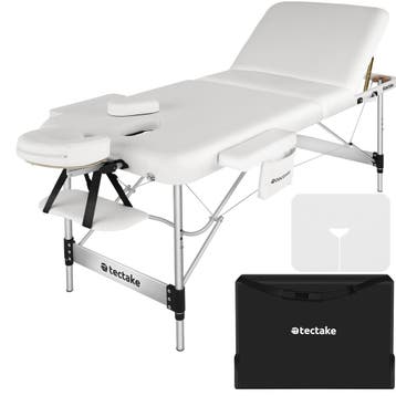tectake 3 zones massagetafel Phuket, draagtas, aluminiumfram, Verzenden, Nieuw