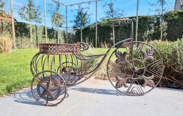 Bloempot - IJzer, Metaal - Bike