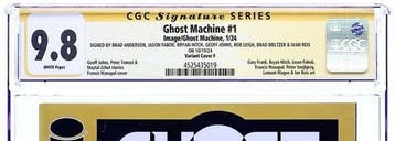 Ghost Machine #1 - CGC 9.8 Signed by Brad Anderson,Jason, Nieuw