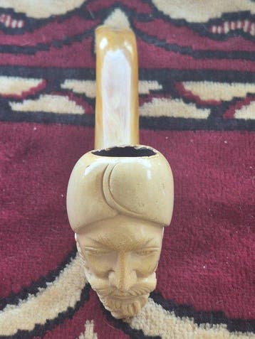 Zonder minimumprijs - Meerschuim pijp - Amber, meerschaum, Collections