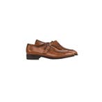TESTONI - 8 UK - 42 IT - Monk Shoes Buckle Caramel Washed