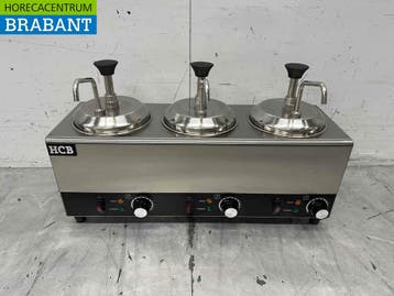 Pompe à sauce chauffante HCB en acier inoxydable,, Articles professionnels, Verzenden