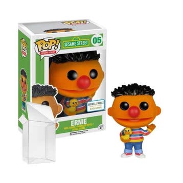 Funko Pop! Sesame Street: Ernie (Flocked) 05 Barnes & Noble, Verzenden