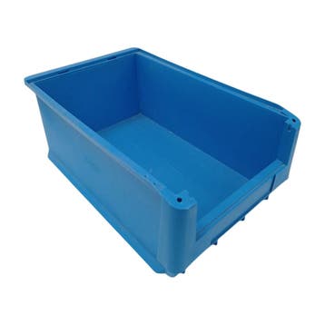 Magazijnbak 500x320x200 mm blauw pp gebruikt, Ophalen of Verzenden