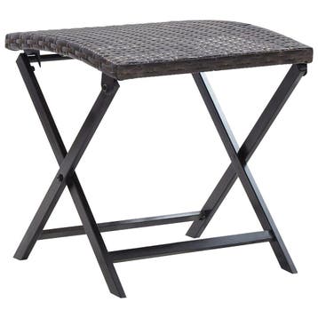 kruk poly rattan | Retour deal -34% | Sla nu je slag!, Tuin en Terras, Verzenden, Zo goed als nieuw, Wicker, Inklapbaar