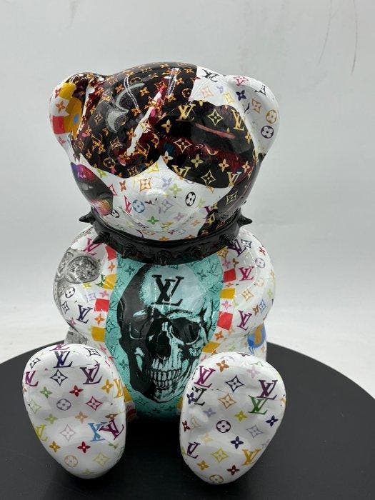 Naor - Bear lv pop art, Antiquités & Art, Art | Objets design