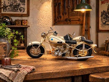 Decoratief ornament - Europa - old metal motor