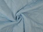 10 meter gewatteerde voering - Baby blauw, 120 cm of meer, Polyester, Verzenden, Blauw