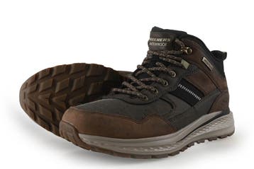 Skechers Veterboots in maat 42 Bruin, Bruin, Verzenden, Boots, Zo goed als nieuw