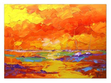 Olivier Pfleger - Mandrafina  Un soir à marée basse, Antiquités & Art