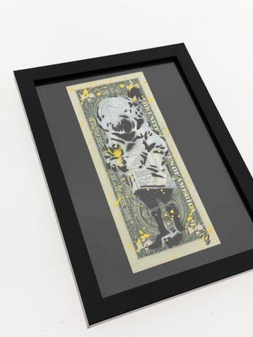 WhyCreationz (XX-XXI) - Banksy Series: Space Girl and Bird, Antiek en Kunst, Kunst | Schilderijen | Modern
