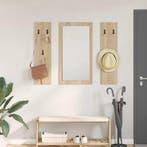 vidaXL Wandgemonteerde kapstok met opslag Sonoma Eik 96 x, Verzenden, Nieuw
