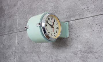 Horloge murale - Seikosha double side Seiko Japan - Acier,