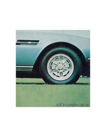 1970 ASTON MARTIN DBS V8 BROCHURE ENGLISH, Ophalen of Verzenden, Nieuw
