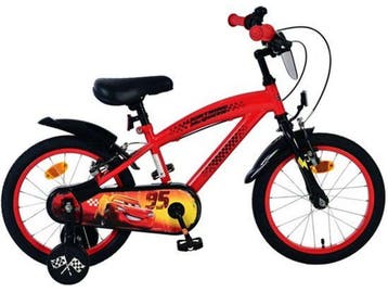 Disney Cars Kinderfiets - Jongens - 16 inch - Rood - Twee, Verzenden