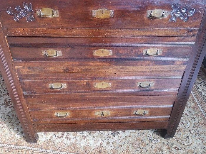 Kabinet - Hout - mobiele ingang, Antiek en Kunst, Antiek | Overige Antiek