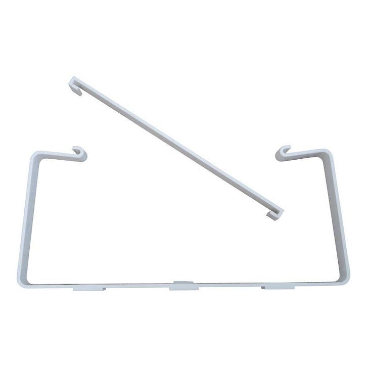 Kunststof bevestigingsbeugel voor kanaal 220 x 90mm, Bricolage & Construction, Tuyaux & Évacuations, Envoi