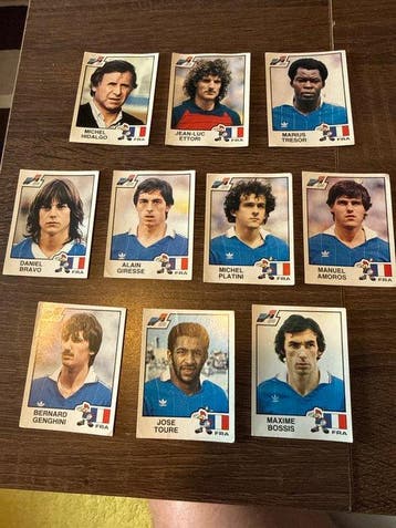 1984 Panini Euro 84 Michel Platini, Alan Giresse and more, Collections
