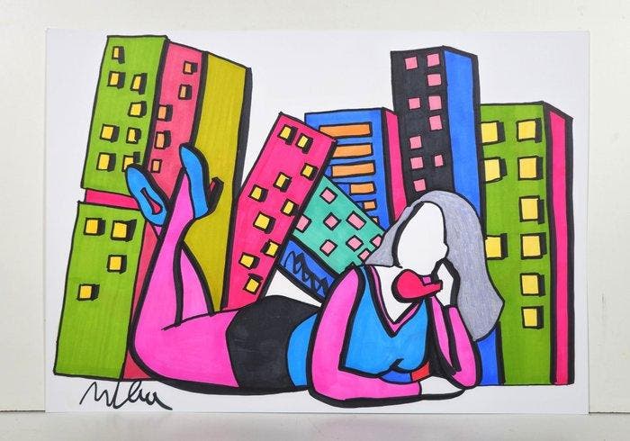 Marco Lodola (1955) - Senza titolo, Antiek en Kunst, Kunst | Designobjecten