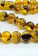 Tesbih gebedssnoer van natuurlijke Baltisch amber, hele