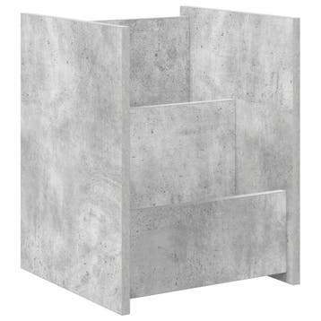vidaXL Tijdschriftenrek Betonnen Grijs 35 x 35 x 45 cm, Verzenden