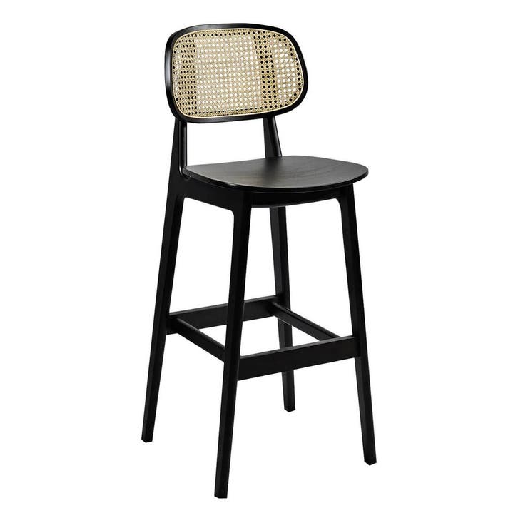 Barkruk | MARA | Hout | Black | Indoor | 440x510x1100(h)mm, Zakelijke goederen, Horeca | Keukenapparatuur, Nieuw in verpakking
