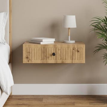 vidaXL Wandgemonteerde Zijtafel 59 x 34,5 x 17 cm Bewerkt, Verzenden, Nieuw