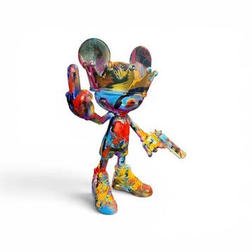 michele socionovo - Mickey Amour Abstrait, Antiquités & Art, Art | Peinture | Moderne