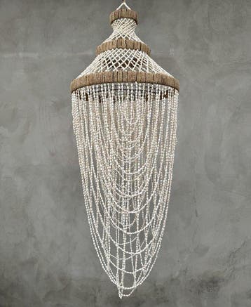 NO RESERVE PRICE - SL17 - Stunning Handmade Shell Chandelier, Antiek en Kunst