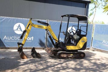Veiling: Minigraver Yanmar SV16 Diesel 12.1kW 2016, Ophalen