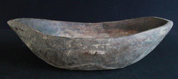 Oude zware schelp uit Lumi, circa 1940 –