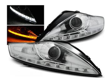 Daylight Chrome koplampen LED knipperlicht, Verzenden, Nieuw, Ford
