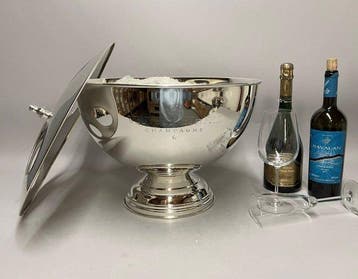 Rafraîchisseur à champagne - Seau à glace plaqué argent –