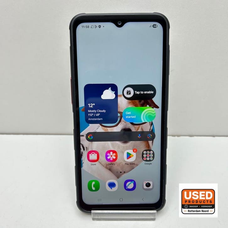 Samsung Galaxy Xcover 7 Pro 128GB Zwart, Télécoms, Téléphonie mobile | Samsung, Envoi