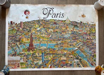 Beaumont Thierry - Paris – Grande manifesto turistico