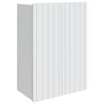 vidaXL Wandkast Wit 66 x 34,5 x 92 cm Bewerkt hout, Verzenden