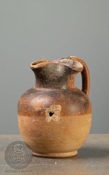 Oud-Grieks, Hellenistisch Terracotta Hellenistische oinochoe