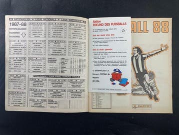 1987/88 Panini Complete Sticker Album Football 88, Nieuw