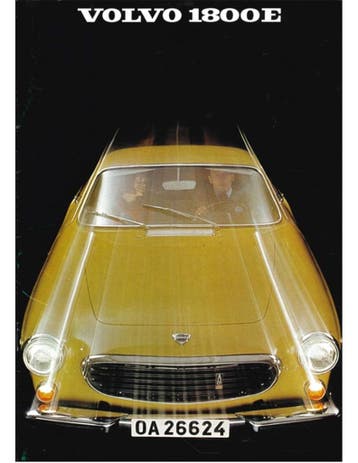 1969 VOLVO 1800 E BROCHURE NEDERLANDS, Ophalen of Verzenden, Nieuw