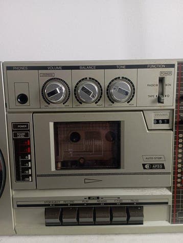Sharp - GF-7300HG Cassetterecorder-speler, Nieuw