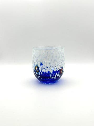 Service à boisson (6) - Verre - verres à murrine, Antiquités & Art