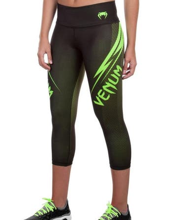 Venum Dames Razor Sportlegging Zwart Neo Geel, Verzenden, Geel, Vechtsport, Nieuw